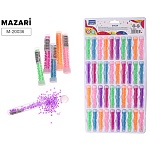 Набор бисера " Mazari " 6цв*7г 3мм, круглый, 40 колб, цвет ассорти, блистер, европодвес