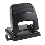 Дырокол на 30л " KW-trio " металлический, встроенная линейка, черный