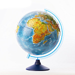 Глобус физический рельефный с подсветкой от батареек 320мм " Globen ", серия Классик Евро