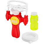 Генератор мыльных пузырей " Рыжий кот " 115мл, 21*13*9см, на батарейках ( в комплект не входят), красный, в комплекте: миска, мыльный раствор, картонная упаковка