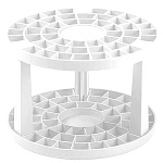 Подставка для кистей " Стамм " белая, диаметр 145 мм, высота 100 мм