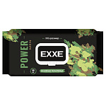 Полотенца влажные 60шт  " Exxe " Power, клапан, пластиковая крышка