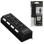 USB-хаб " Smartbuy " 7204, черный, 4 порта, USB2.0