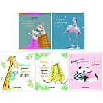 Тетрадь А5 48л клетка " ПЗБМ " Обнимашки, офсет, на скобе, обложка - мелованный картон, УФ-лак, конгрев, 5 дизайнов в спайке