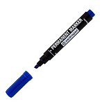 Маркер " Centropen " синий 1-4,6мм скошенный наконечник перманентный