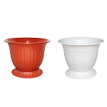 Кашпо " Милих " Венеция №4, 5л, h=200мм, d=260мм, пластик, ассорти (без возможности выбора цвета)