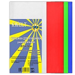 Обложка для учебников " KWELT " ПЭ 285*560мм 150мкм универсальная, с цветными клапанами