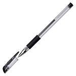 Ручка гелевая Workmate черная С МАНЖЕТКОЙ, толщина линии 0,5мм, диаметр шарика 0,7мм