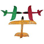 Самолётик " Рыжий кот " Запускалка, 24*22см, ассорти, пакет