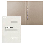 Скоросшиватель картонный мелованный гарантированная плотность 440 г/м2, до 200 листов, 128987, 128 987