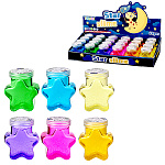 Слайм " Mazari " Звездочка, 70гр, ассорти 6цв, туба, картонный дисплей