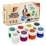 Гуашь " Луч " Школа творчества 8цв*20мл картонная упаковка