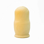 Деревянная заготовка из липы " Мастерская РуТвор " Матрешка цельная, h=90мм d=50мм