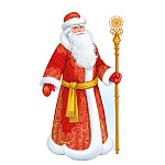 Плакат фигурный " Империя поздравлений " 933 А3 Новогодний- Дед Мороз