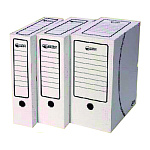 Короб архивный микрогофрокартон с клапаном" deVente " А4 75мм белый