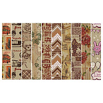 Упаковочная бумага крафт " Интерпак " 70*100см 50л Микс-35, в рулоне, 5 дизайнов по 10 рулонов (без возможности выбора дизайна), 90г/