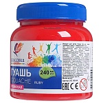 Гуашь " Луч " Классика 240мл рубиновая