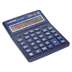 Калькулятор настольный 12 разрядов " deVente " DD-4442B, 155*204*33мм, двойное питание, синий