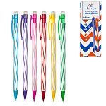 Карандаш механический " Attomex " 0,5мм, HB, ластик, пластиковый, пластиковый клип, картонная упаковка