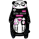 Набор закладок-скрепок " Феникс " Панда и единорог 2шт 19*63мм, 18*62мм, индивидуальная упаковка, европодвес