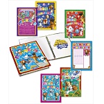 Папка-портфолио " Мир поздравлений " 997 на кольцах Белка и Стрелка, комплект разделителей 5шт