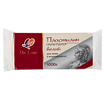 Пластилин " Луч " скульптурный 1000г белый, твердый, не прилипает к рукам, не красится, держит форму, индивидуальная упаковка