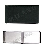 Визитница " Миленд " Стандарт 20л 40 карт, горизонтальная, зеленая, мягкая экокожа, 110*70мм, индивидуальная упаковка, европодвес