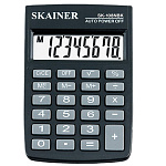 Калькулятор карманный 8 разрядов " Skainer " SK-108NBK, 58*88*10мм, батарея, черный