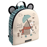 Рюкзак " Erich Krause " 22*25*11см EasyLine mini Animals 5L Cozy Walk, 1 отделение, регулируемые лямки, ручка-петля, светоотражающий элементы