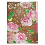 Папка-уголок " deVente " А4 Bloom Garden, непрозрачная с рисунком, 3 отделения, пластик 0,18мм, тиснение фольгой, индивидуальная маркировка