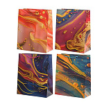 Пакет бумажный " Basir " 18*23*10см Галактика, ассорти (без возможности выбора дизайна), ламинированный, золотое тиснение