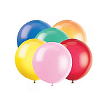 Шар латексный " Браво " пастель 36"/1м ассорти из 9 цветов
