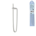 Булавка для вязания " Gamma " d=2,7мм металл, длина 9см, с покрытием, применяется для частичного вязания, ПВХ упаковка, европодвес