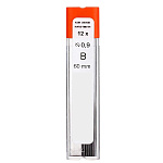 Грифели для механических карандашей 0,9мм, B " Koh-i-Noor " Toison dOr, 12шт, пластиковый футляр