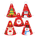 Набор для шитья " Mazari " Рождественская шляпа (Chirstmas hat), состав наборе: заготовки для декорирования, нитки, игла, 5 дизайнов (без возможности выбора дизайна)