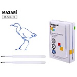 Стержень шариковый " Mazari " Glide Plus 99мм синий 0,7мм пластиковый, чернила на маслянной основе, пулевидный пишущий узел, для шариковых ручек с механизмом типа Parker, картонная упаковка