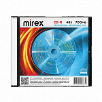 Диск CD-R " Mirex " Brand 700Мб 48x Slim case