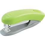 Степлер №10 на 10л " deVente " Neon 100скоб пластиковый, встроенный антистеплер, один режим скрепления скоб, глубина закладки бумаги 43мм, металлический механизм подачи скоб, неоновый зеленый, картонная упаковка
