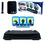 Тир " KWELT " Shoting practice, 3 мишени на подставке, картонная упаковка, 22*9*6см