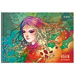 Альбом А4 40л спираль " Эксмо " Fairy, обложка - мелованный картон, твин-лак, металлизация серебром, блок- офсет 110г/м2