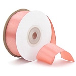 Лента атласная " Bravo " 25мм*22,85м розовое золото