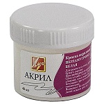 Краска акриловая " Луч " перламутровая 40мл белая