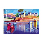 Альбом с пластиковой обложкой А4 40л жесткая подложка, спираль " Erich Krause " Art Spirit, блок- офсет 120г/м2, 1 дизайн в коробке