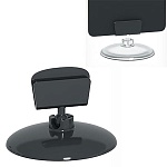 Ценникодержатель Base-clip ширина 50мм, шарнирное соединение позволяет регулировать угол наклона, длина ножки 0мм, прозрачный