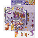 Наклейки " Феникс " Румбокс. Пони. Магия, 125*150мм, 3D, 1 локация, 2 листа с наклейками, 1 дизайн, пакет, европодвес