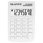 Калькулятор карманный 8 разрядов " Skainer " SK-108NWH, 58*88*10мм, батарея, белый