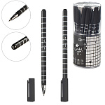 Ручка шариковая " Феникс " синяя 0,5мм Лав-клетка, в пластиковой тубе