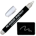 Маркер меловой " Posmarket " белый 2-5мм на водной основе, пулевидный наконечник