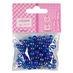 Набор бусин " deVente " Ocean Blue 20гр, 8мм, синие, пластик, пакет, европодвес