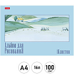 Альбом А4 16л " Hatber " Лето на ферме (ассорти), скоба, обложка - мелованный картон, ламинация soft-touch, блок-офсет- 100г/м2, 5 дизайнов в спайке